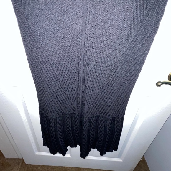NWT Gorgeous Black knitted/lined Torrid MIDI Dress - Picture 5 of 14